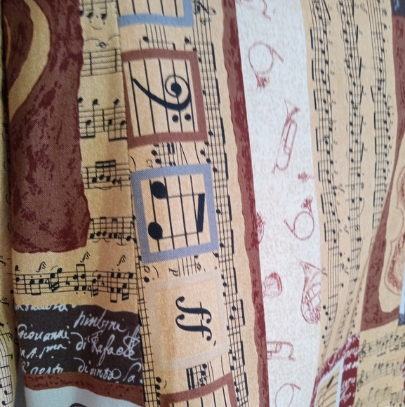 Vintage Cinnamon Sea Musical themed Blazer 100% cotton - Picture 11 of 11